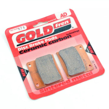 GOLDfren Brake Pads AD-076: 1 Pair for Rear Ceramic Carbon - 0