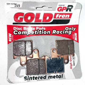Goldfren GPR-249 Competitive Racing Only Front Brake Pads - 1 Pair