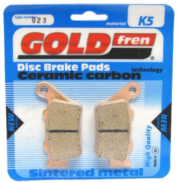 Goldfren K5-023 Ceramic Carbon Rear Brake Pads - 1 Pair
