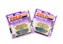 Brake Pad Set Racing GoldFren S33-099 Front 2 Pr EBC Equiv FA199-1