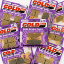 Brake Pad Set for 2 Front + 1 Rear GoldFren S33-134/S33-021 EBC FA296/FA174-2