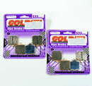 Brake Pad Set GoldFren S33-177 EBC Equiv FA322/4HH Front for 2 Calipers-1