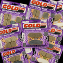 Brake Pad Set GoldFren S33-037 Racing for 96-99 Kawasaki Vulcan VN1500A-Front/Rear-4