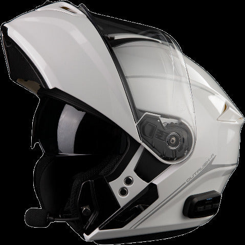 Sena Helmet Outrush R Flip-Up: Glossy White