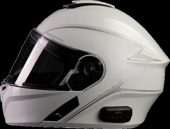 Sena Helmet Outrush R Flip-Up: Glossy White