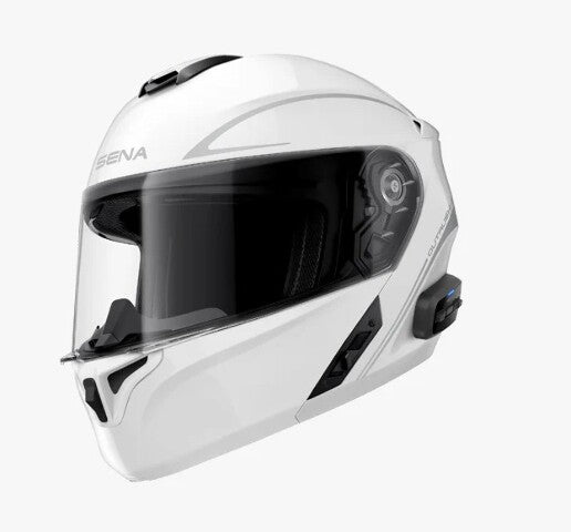 Sena Helmet Outrush R Flip-Up: Glossy White