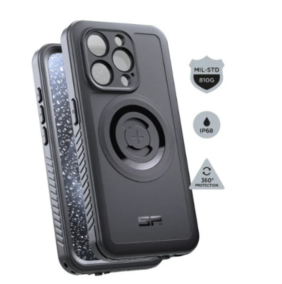 SP Connect Xtreme SPC+ Phone Case for iPhone 15 Pro Max - Rugged Shockproof Mounting Case for Motorcycle & Off-Road