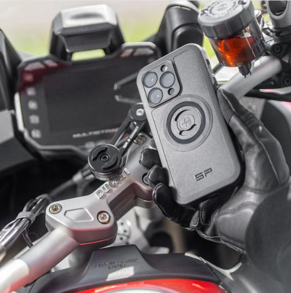 SP Connect Xtreme SPC+ Phone Case for iPhone 15 Pro Max - Rugged Shockproof Mounting Case for Motorcycle & Off-Road