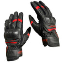 Journey Tech-Vent Premium Leather Men's Breathable Touchscreen Motorcycle Gloves-5