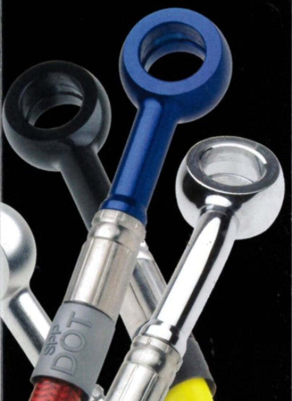 Spiegler Brake Lines:1 Rear for Kawasaki ZXR 750 1989 Original