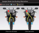 Brake Line Kit:1 Rear for Kawasaki ZX10R ABS 2011-15 w ABS for ext leng Spiegler-3