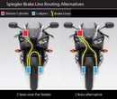 Spiegler Brake Lines:1 Rear Line for Honda CBR1000RR 2017-/Original-4
