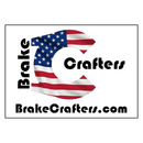 BrakeCrafters "Patriotic Logo" Sticker - 3" x 2"-1