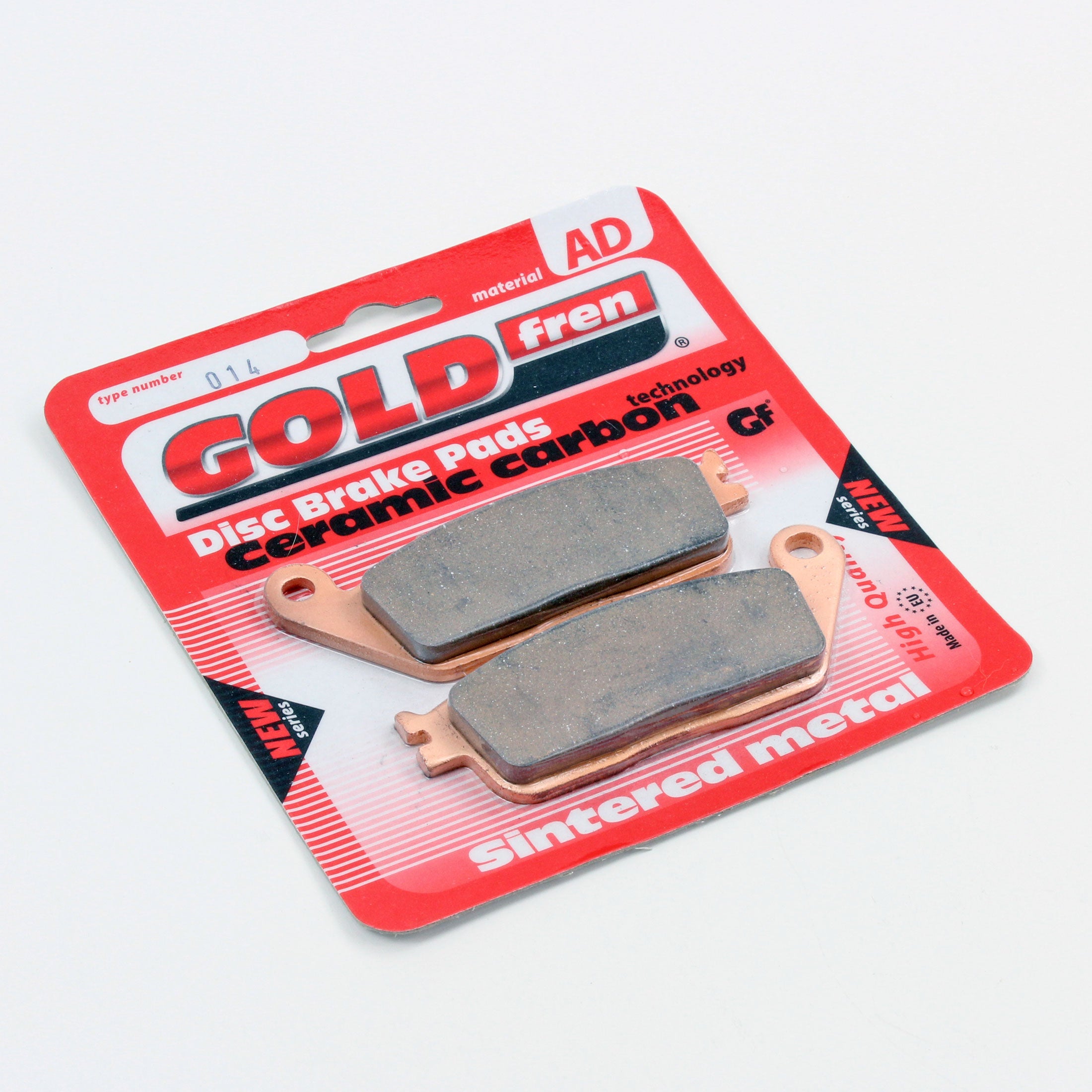 Gold Fren AD-014 Ceramic Brake Pads for Honda, Triumph & Buell