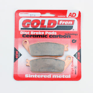 Gold Fren AD-014 Ceramic Brake Pads for Honda, Triumph & Buell