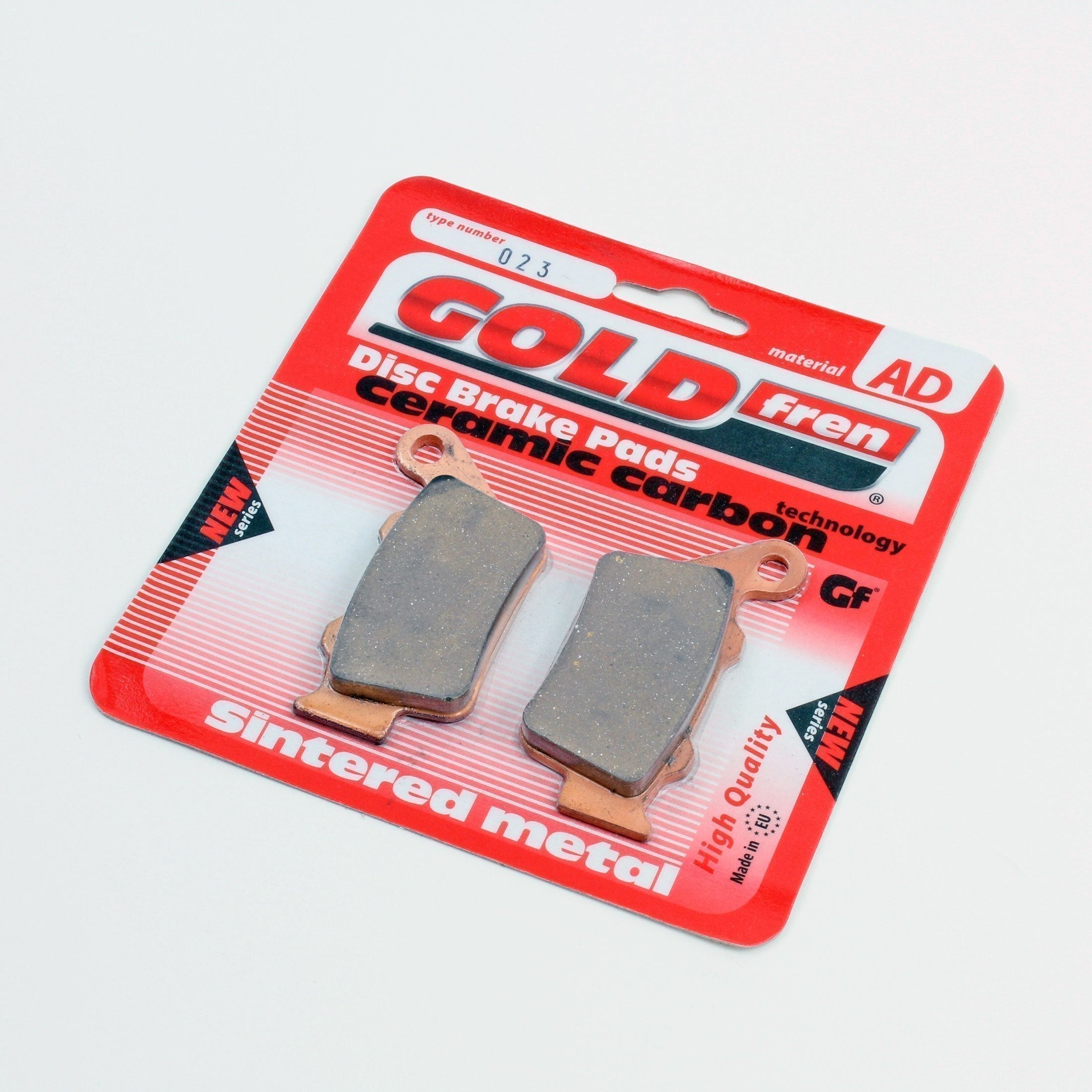 GoldFren Brake Pads AD Ceramic  for 2018 Zero SR:ZF14.4 Plus Charge Tank-Rear