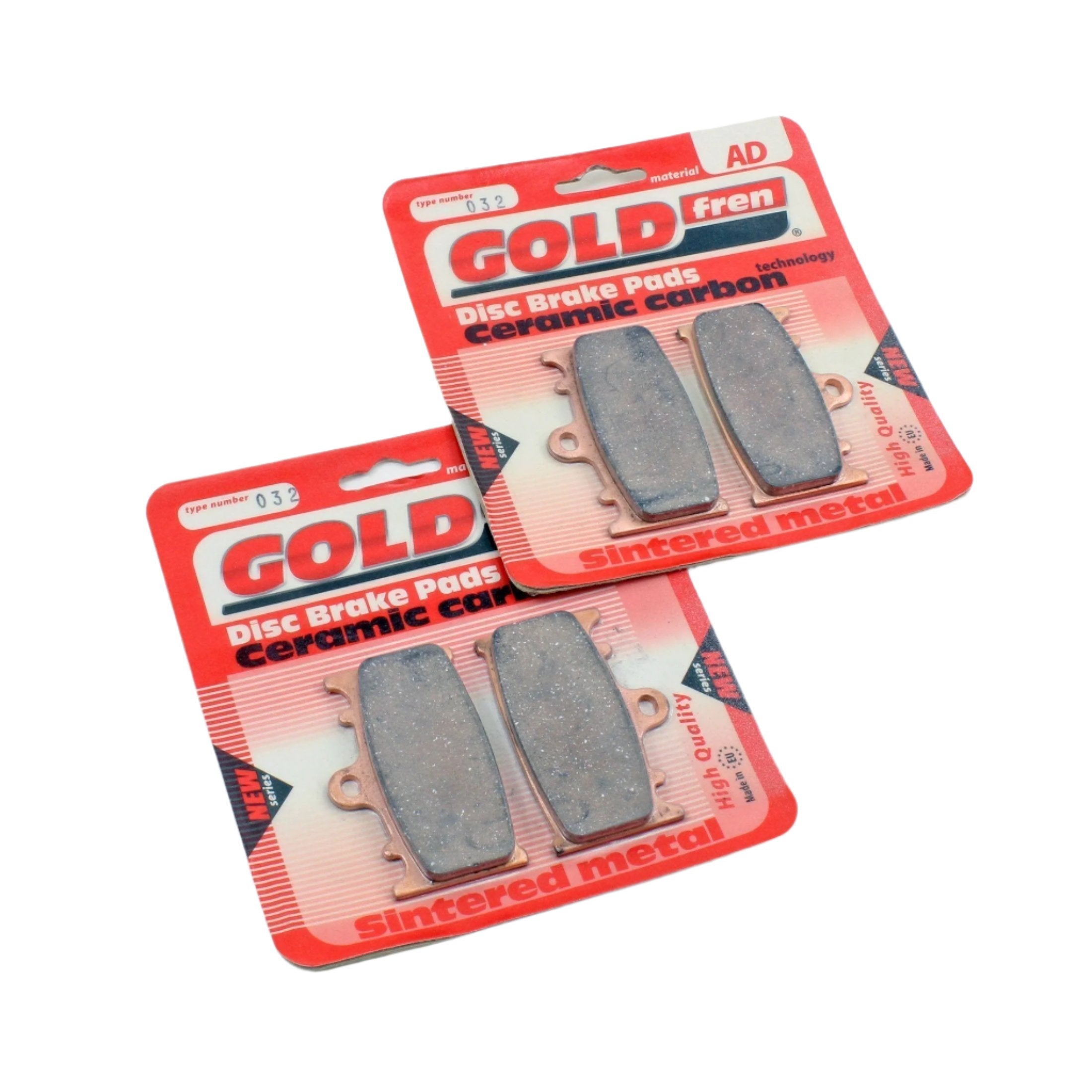 GoldFren Brake Pad Set AD Ceramic  for 1993-2002 Kawasaki Ninja ZX6:ZX600E-Front