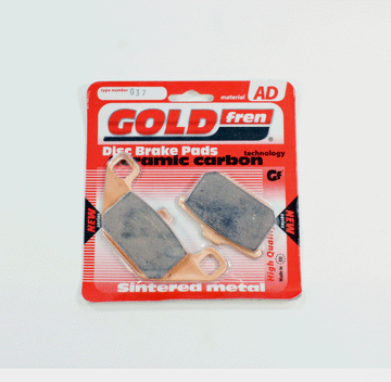 GoldFren Brake Pads AD Ceramic  for 1987-1995 Kawasaki Vulcan 88:VN1500A-Front/Rear