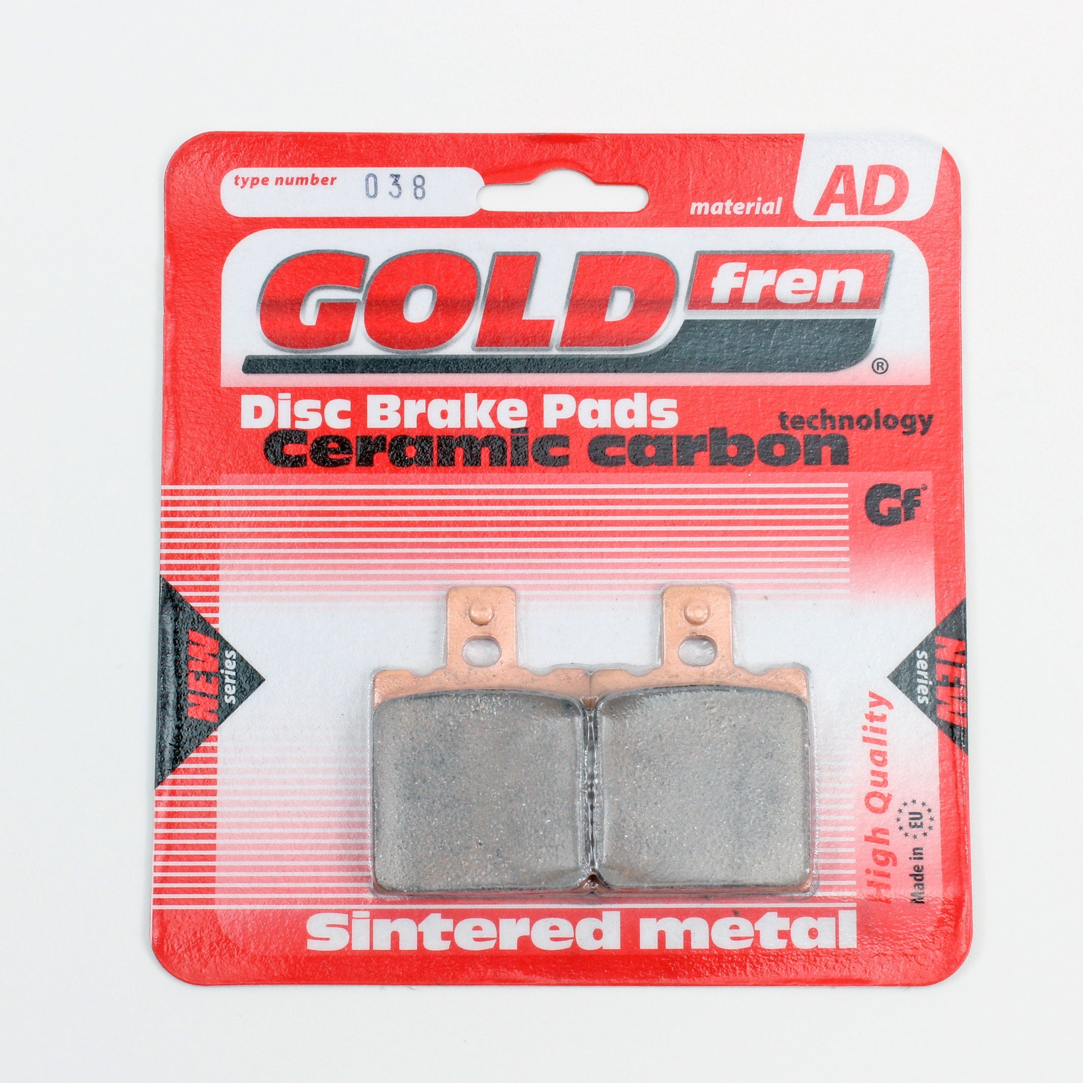 Gold Fren AD-038 Ceramic Brake Pads-1 Pair - 0