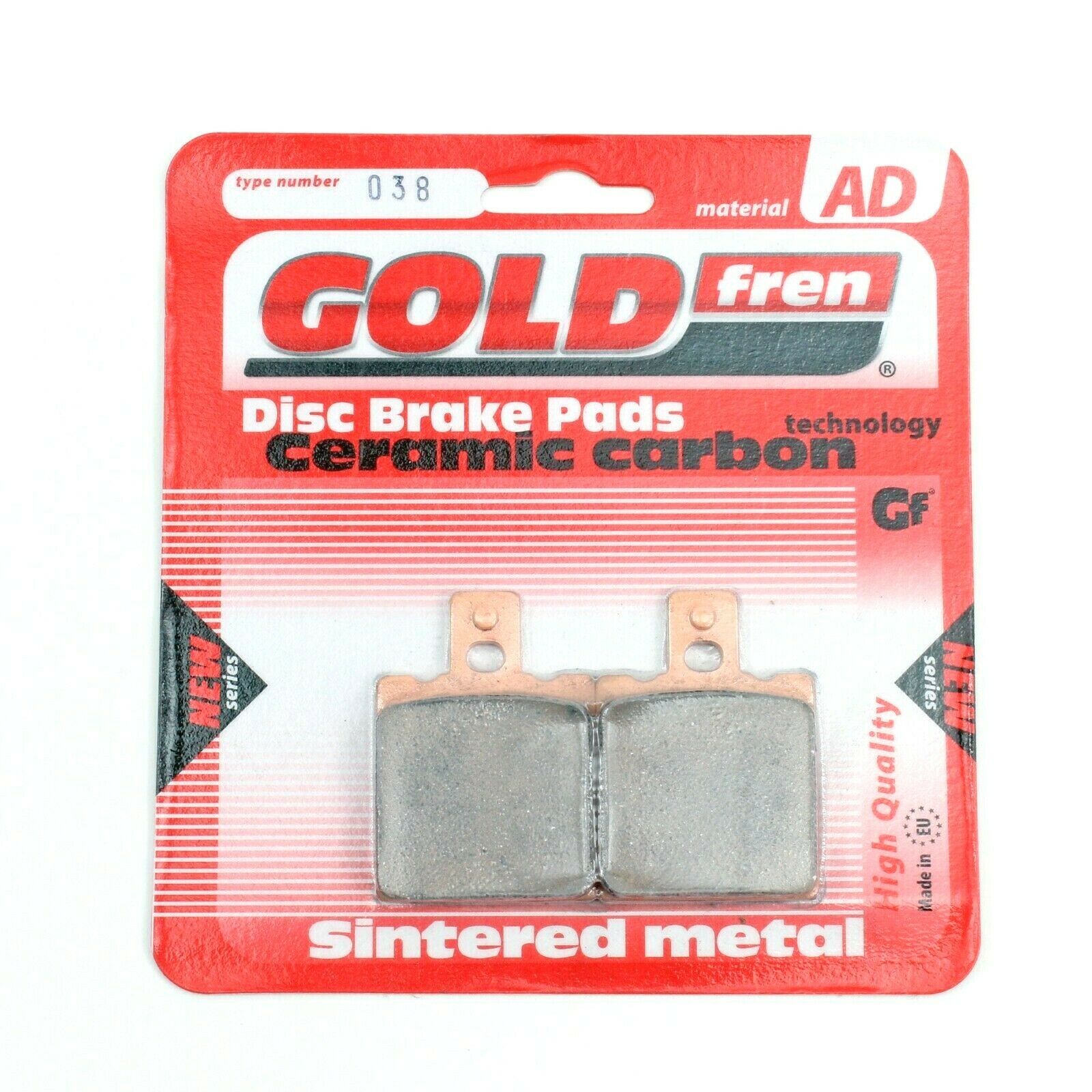 EBC Brake Pads Organic  for 1985-1986 Husqvarna XC125-Front/Rear