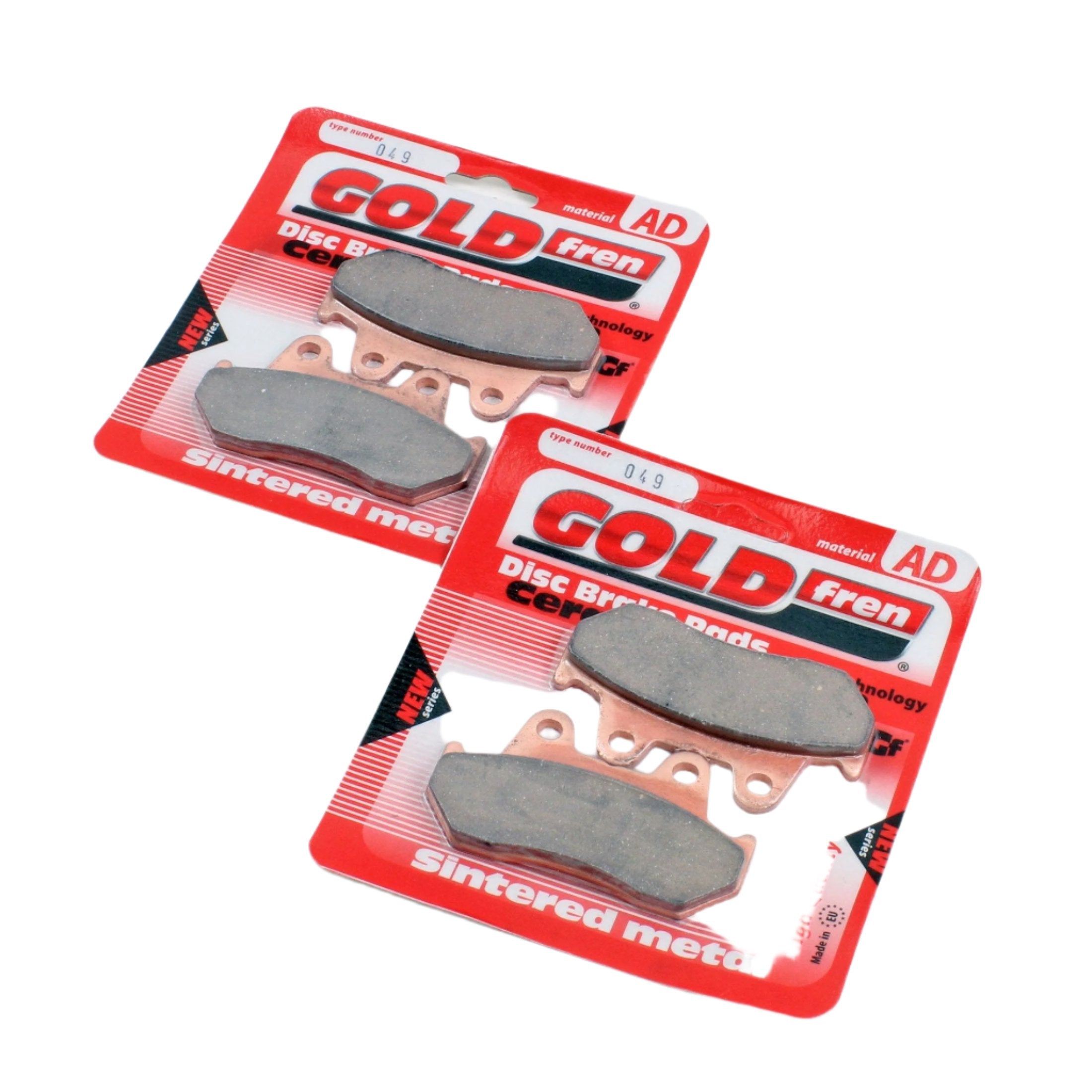 GoldFren Brake Pad Set AD Ceramic  for 1981-1982 Honda CB900C:Custom-Front