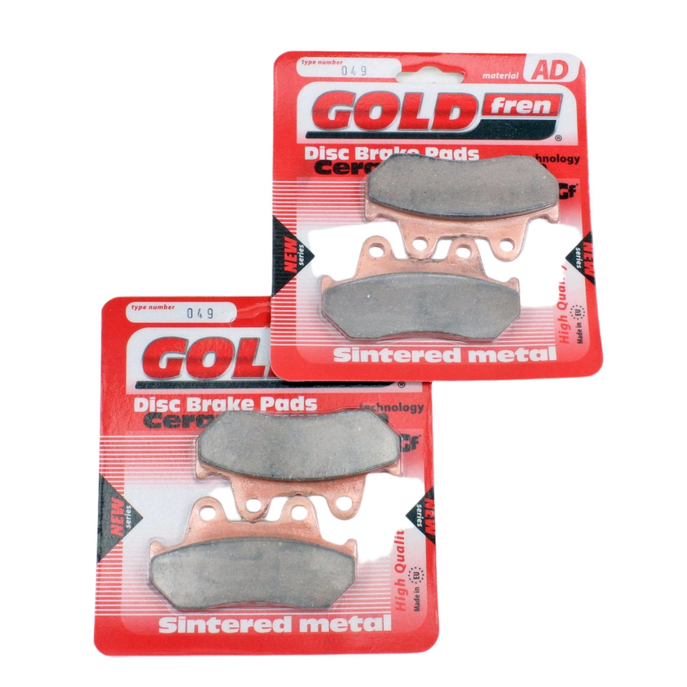 GoldFren Brake Pad Set AD Ceramic  for 1981-1982 Honda CB900C:Custom-Front