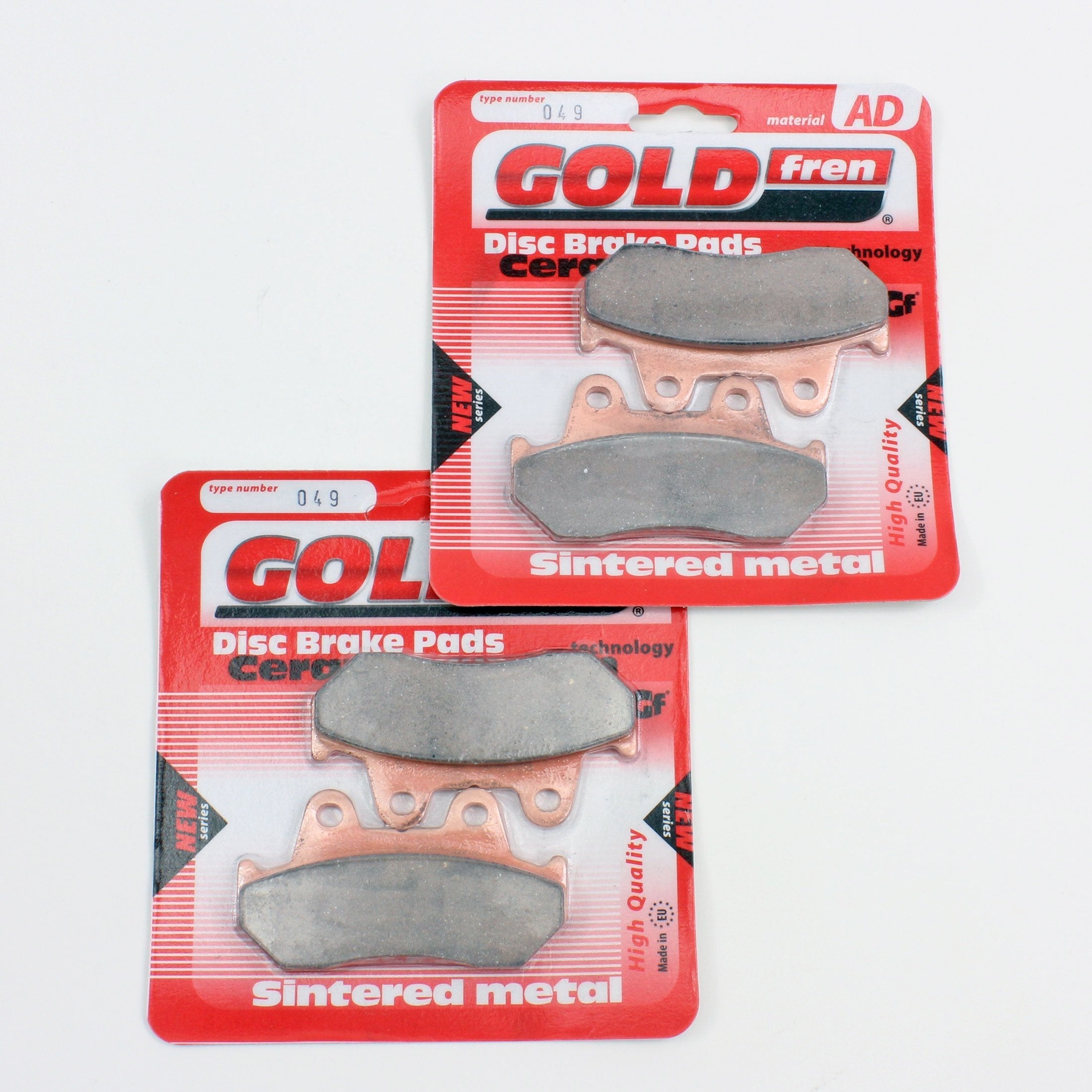 GoldFren Brake Pad Set AD Ceramic  for 1982 Honda CX500TC:Turbo-Front