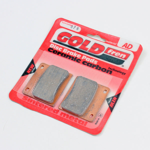 Gold Fren AD-076 Ceramic Brake Pads-1 Pair for Rear calipers