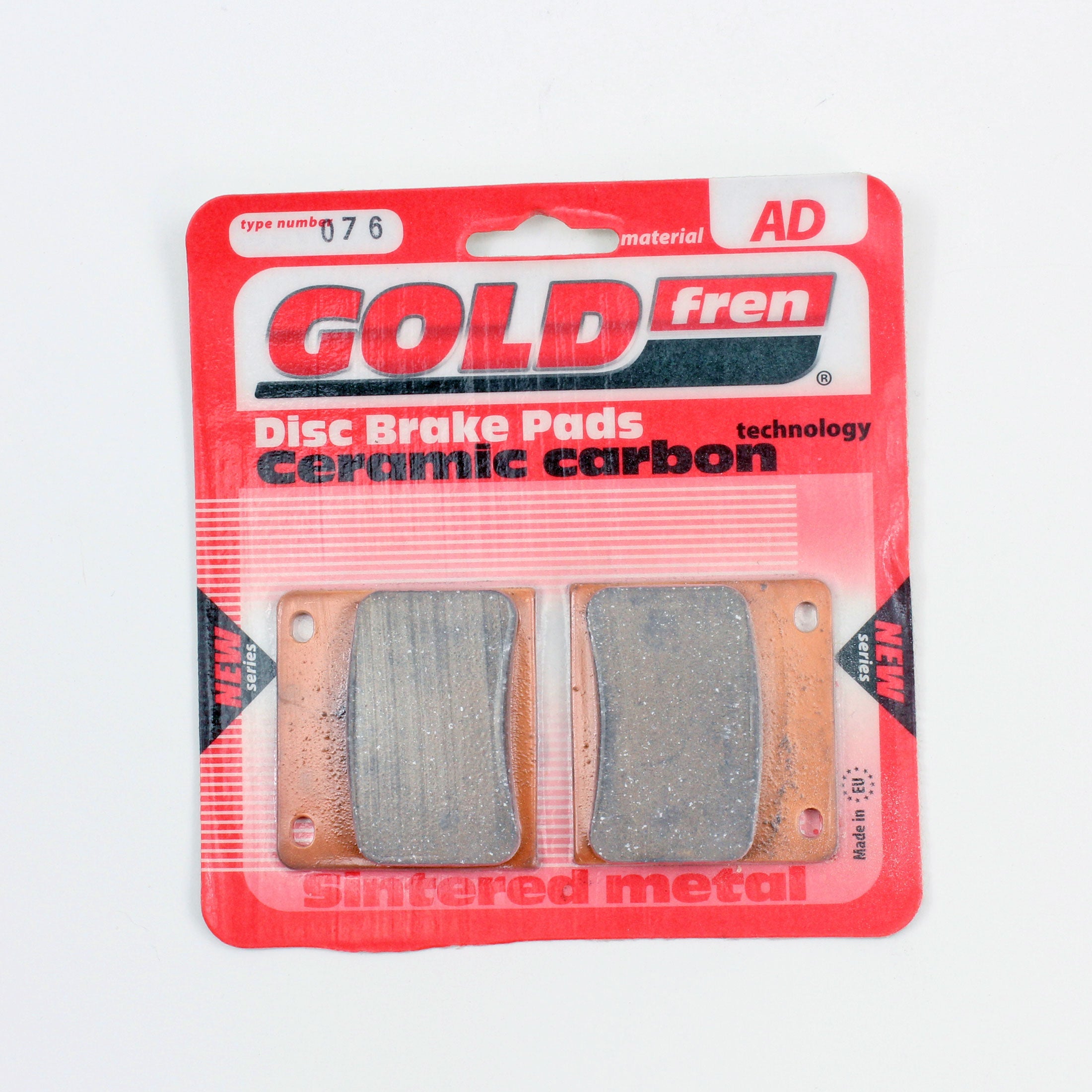 Gold Fren AD-076 Ceramic Brake Pads-1 Pair for Rear calipers