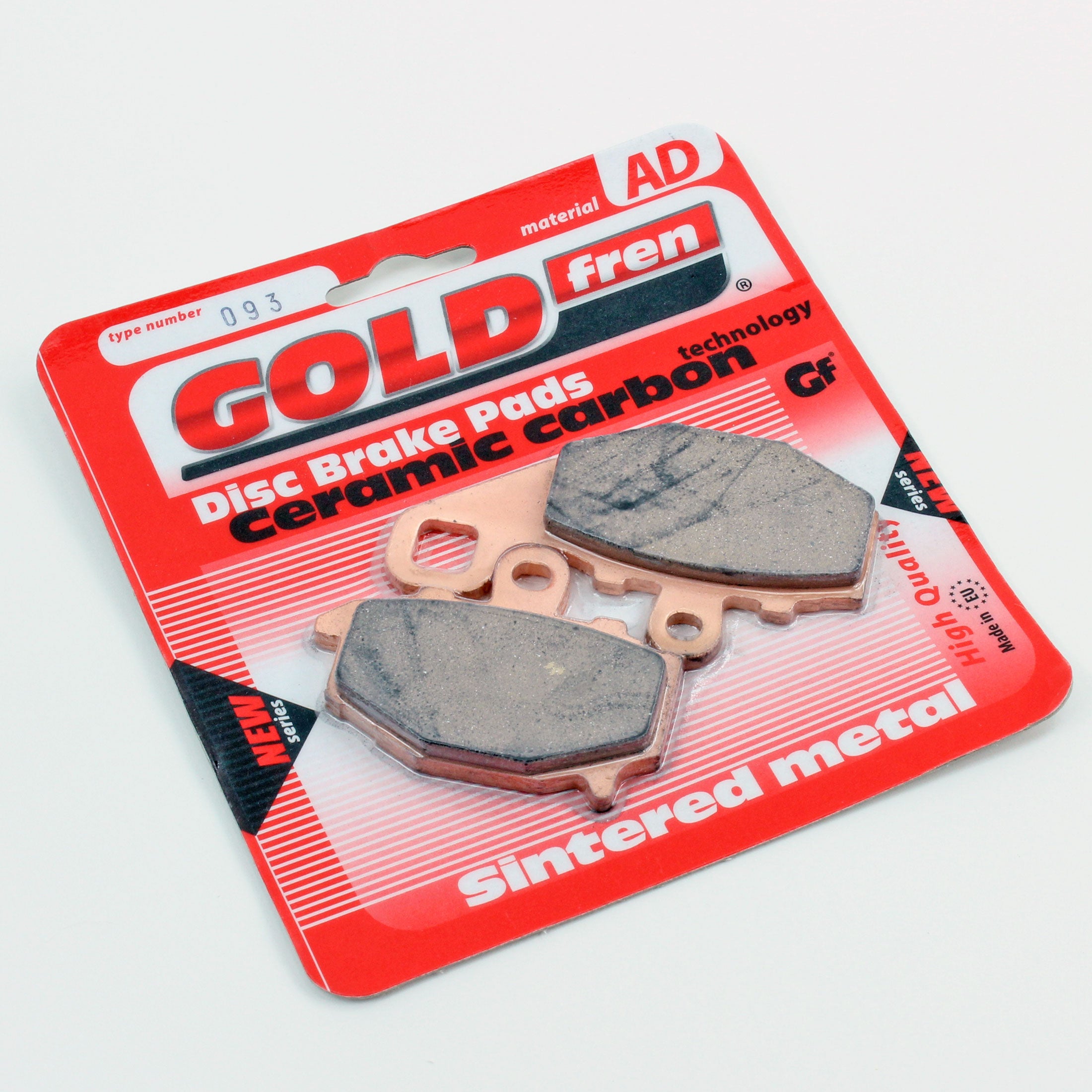 Gold Fren AD-093 Ceramic Brake Pads-1 Pair for Rear calipers