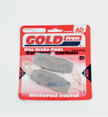 GoldFren Brake Pads AD Ceramic  for 2006-2016 Kawasaki Vulcan 900:VN900D Classic LT-Front