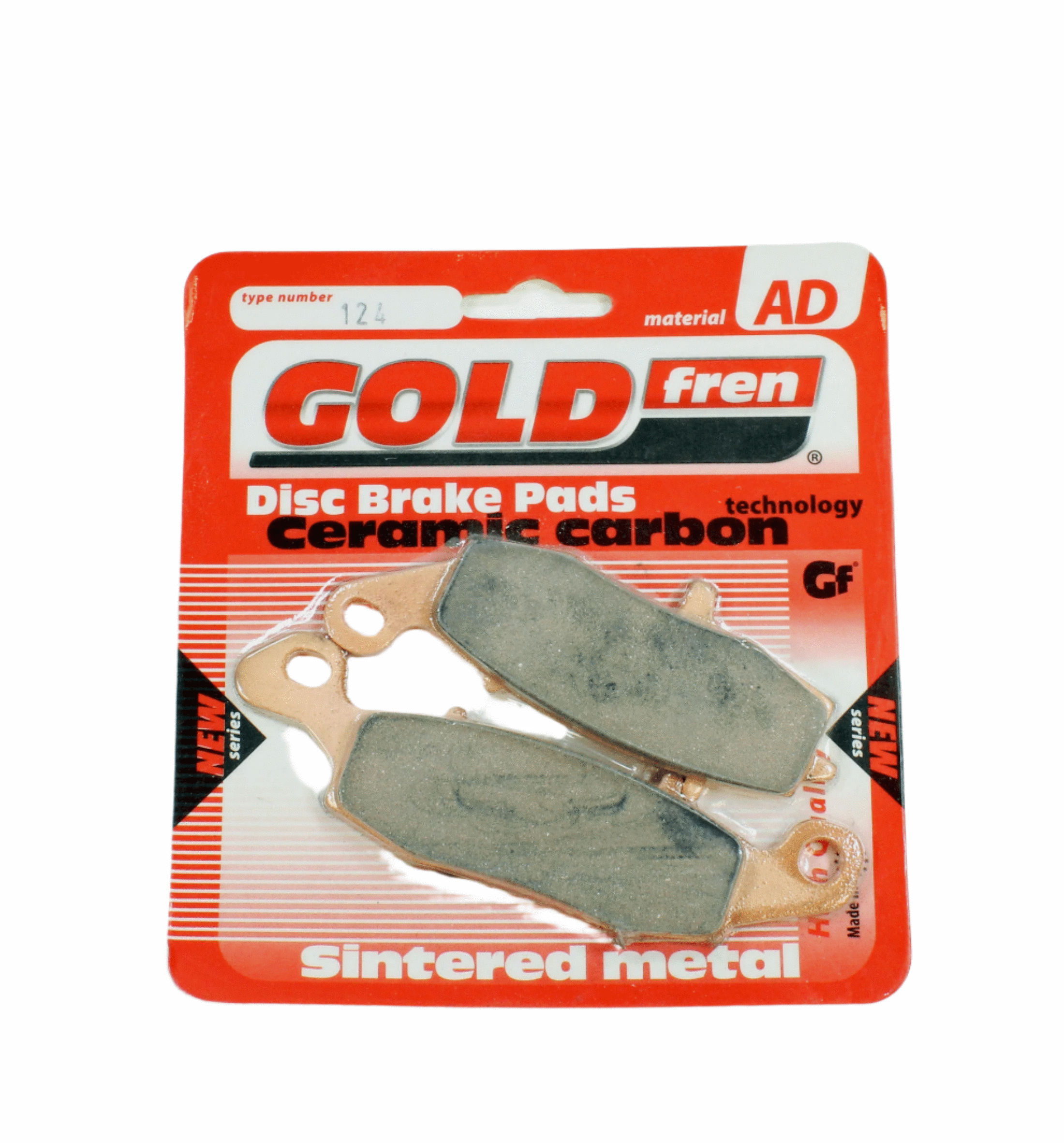 GoldFren Brake Pads AD Ceramic  for 2017 Suzuki SV650:SV650AL7 ABS-Front