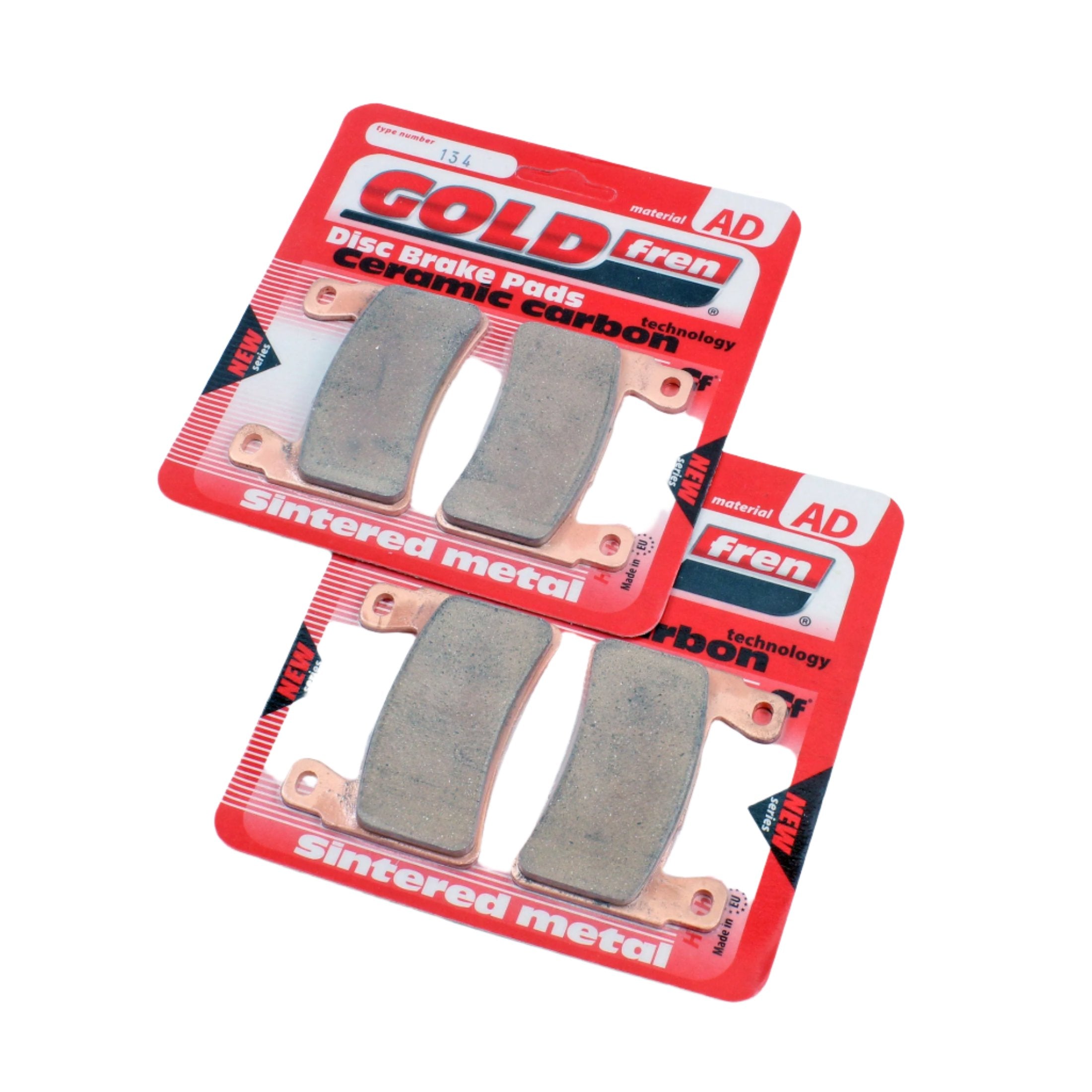 Gold Fren AD-134 Front Ceramic Brake Pads-2 Pairs