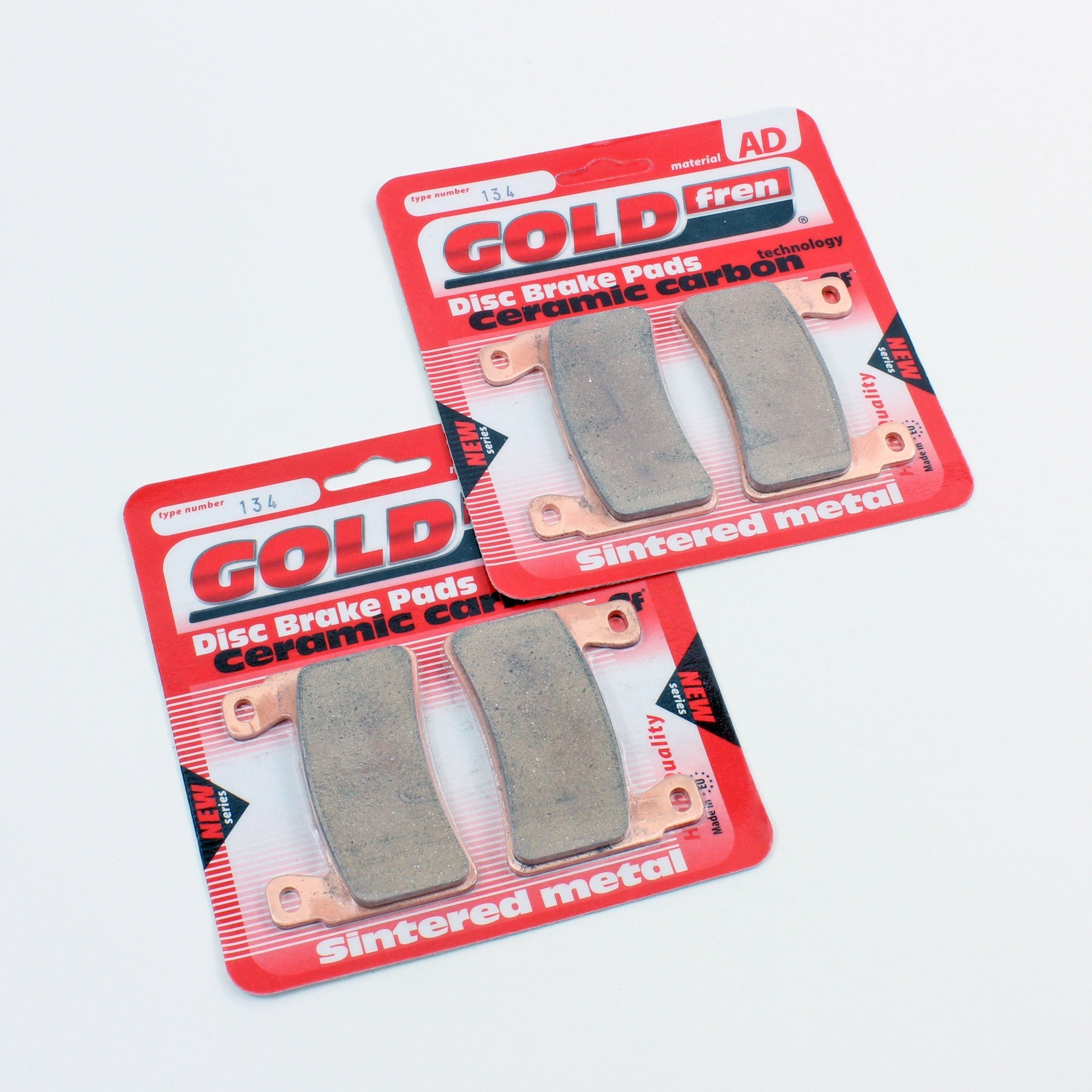 GoldFren Brake Pad Set AD Ceramic  for 1998-2000 Honda CBR900RR-Front