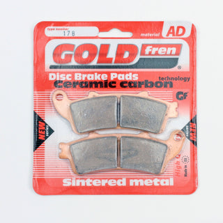GoldFren Brake Pads AD Ceramic  for 1997-2003 Honda CBR1100XX-Front/Rear