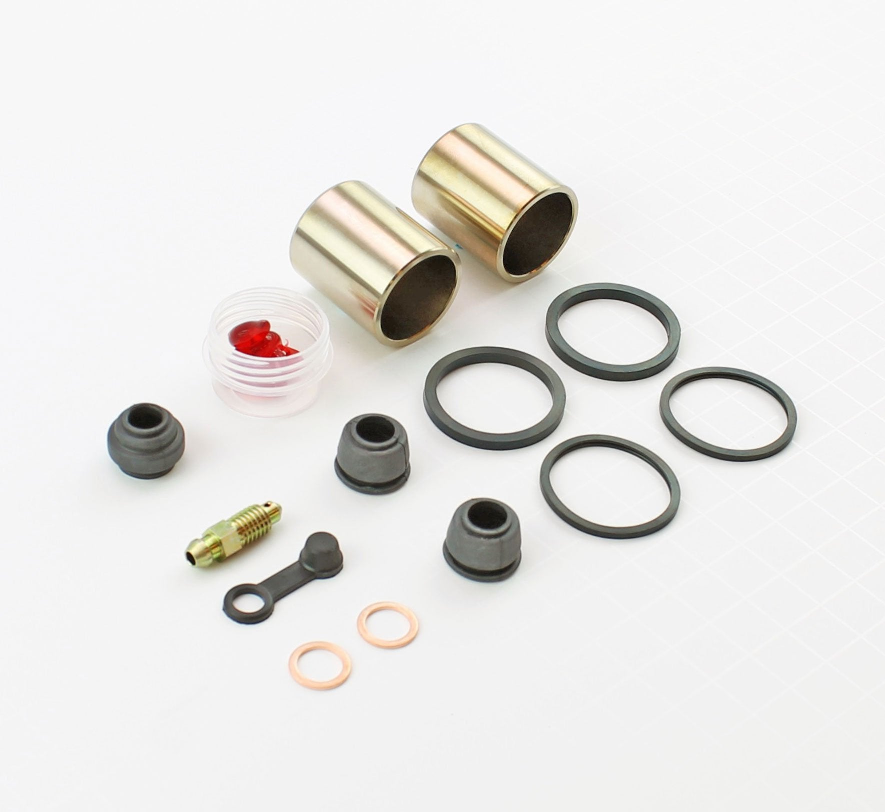 Brake Caliper Seal Kit with OEM Piston  for 1983 Honda Silver Wing 650:GL650-Front - for 1 Caliper