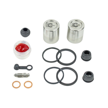 Brake Caliper Seal Kit with Stainless Piston for 1986 Honda Nighthawk 450:CB450SC-Front - for 1 Caliper