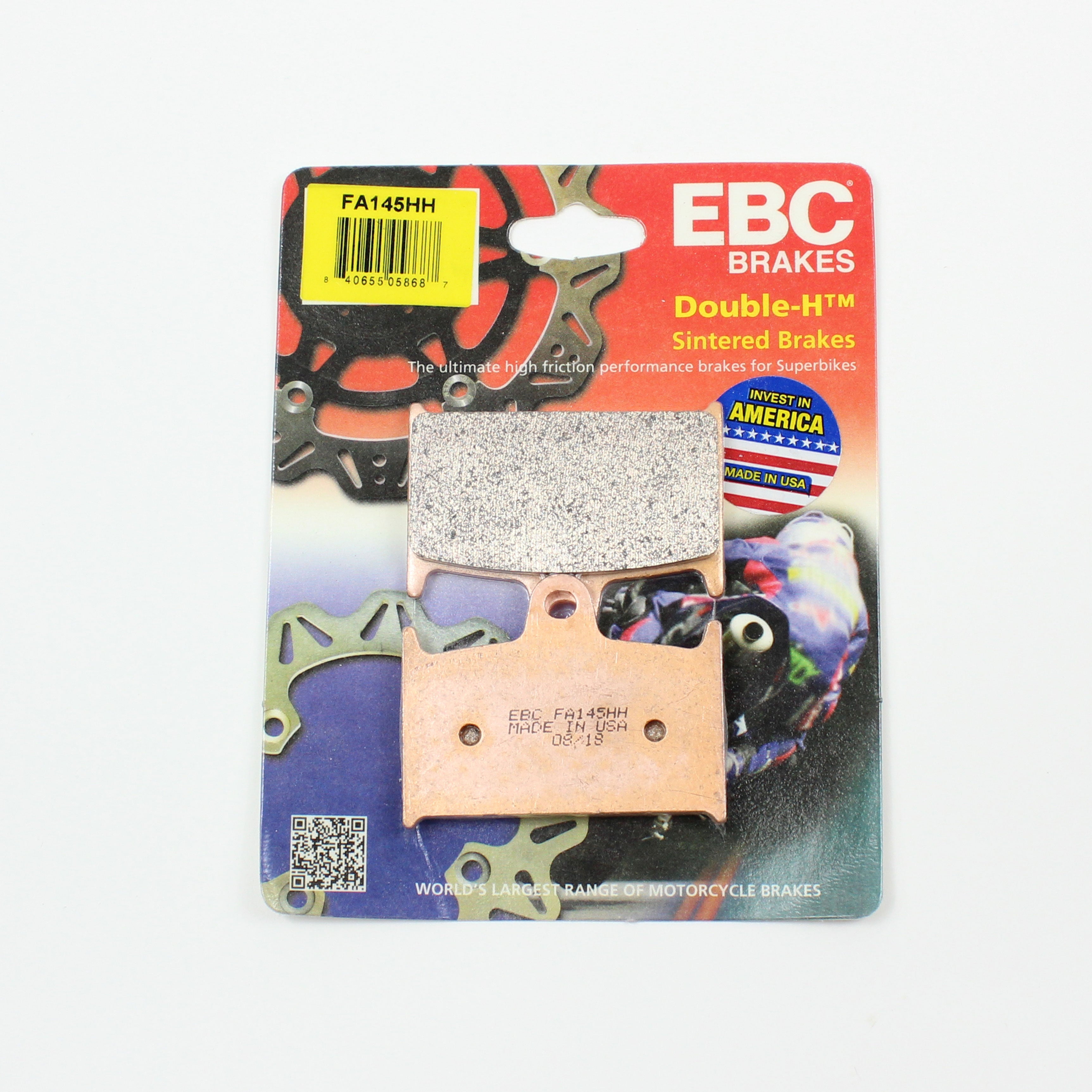 Brakecrafters Brake Pads EBC FA145HH Rated Sintered Brake Pads - 1 Pair