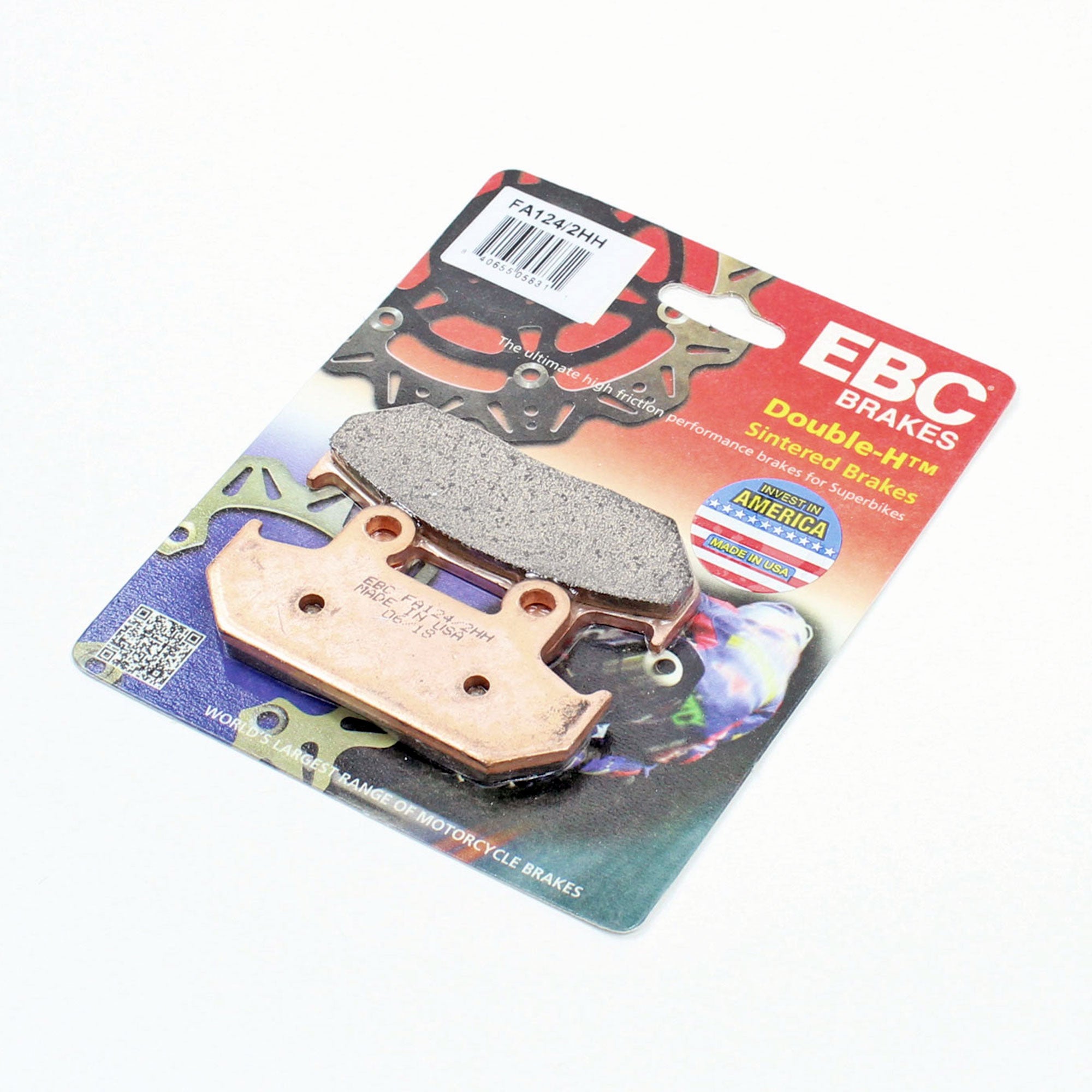 Brakecrafters Brake Pads EBC FA124HH Rated Sintered Brake Pads - 1 Pair