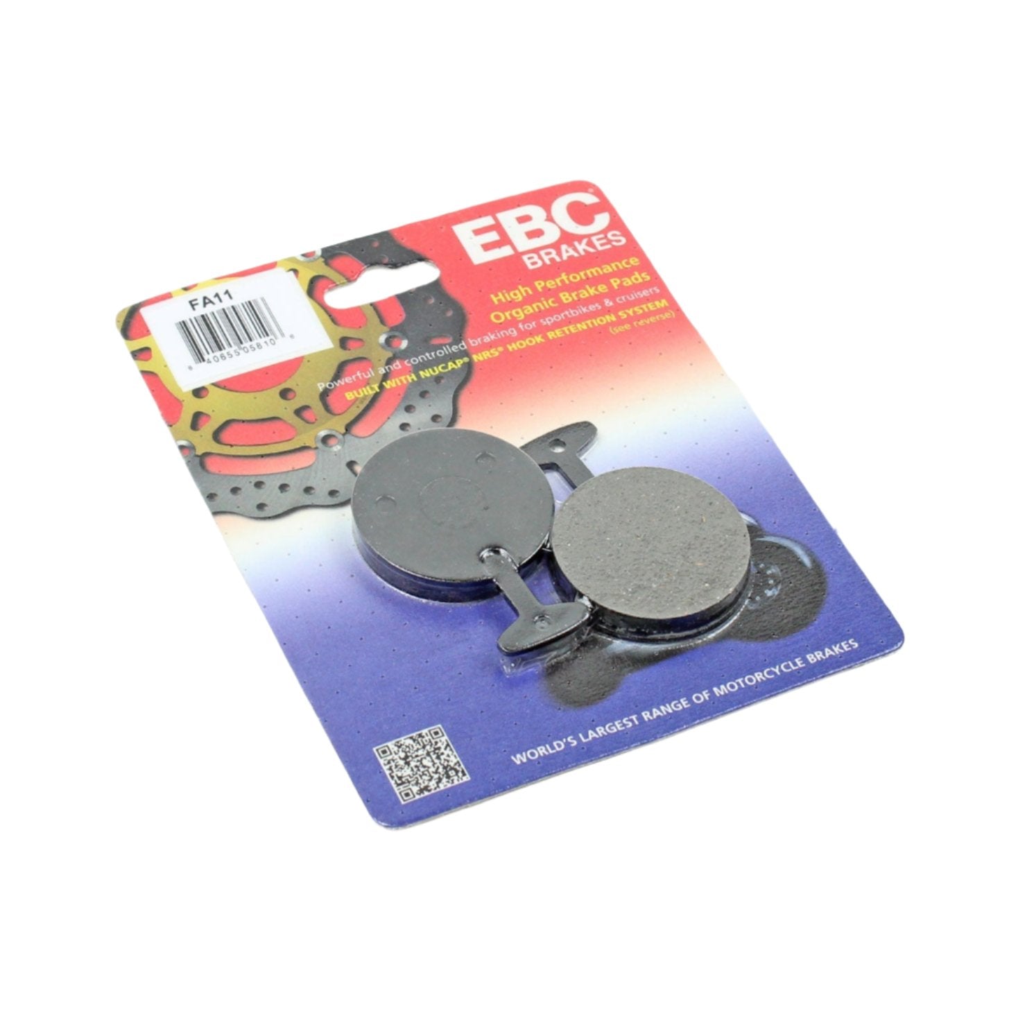 EBC Brake Pads Organic  for 1976-1978 Yamaha RD400-Front