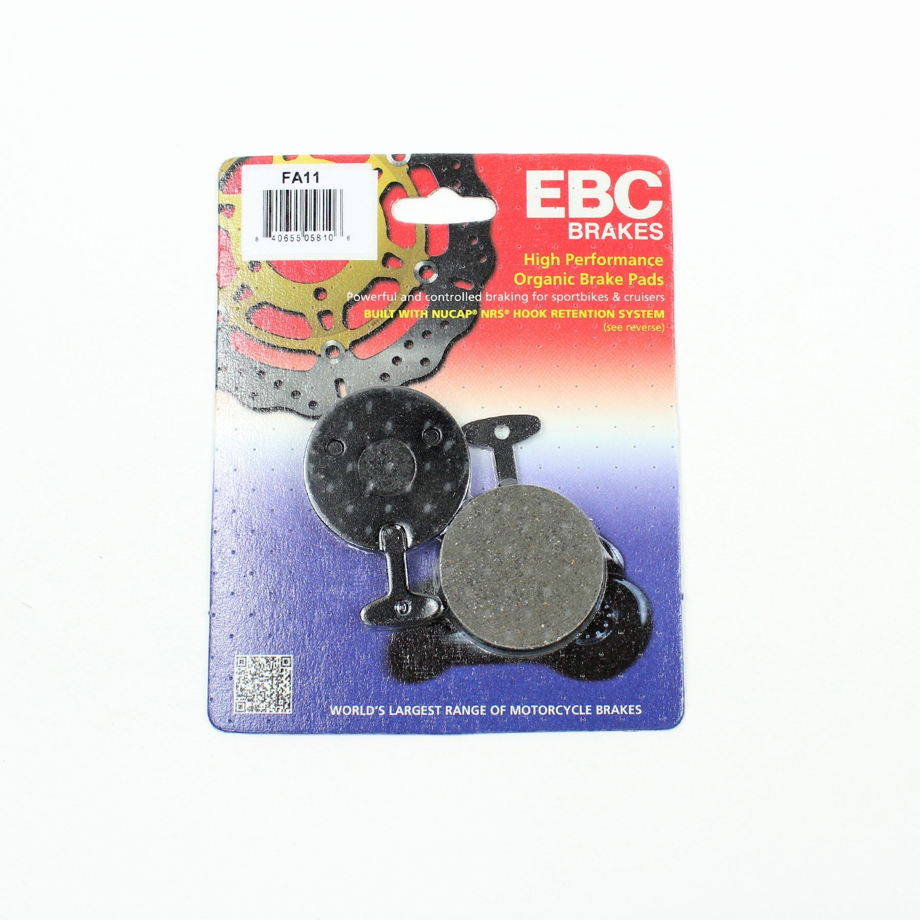 EBC Brake Pads Organic  for 1973 Yamaha TX750:Street Series-Front