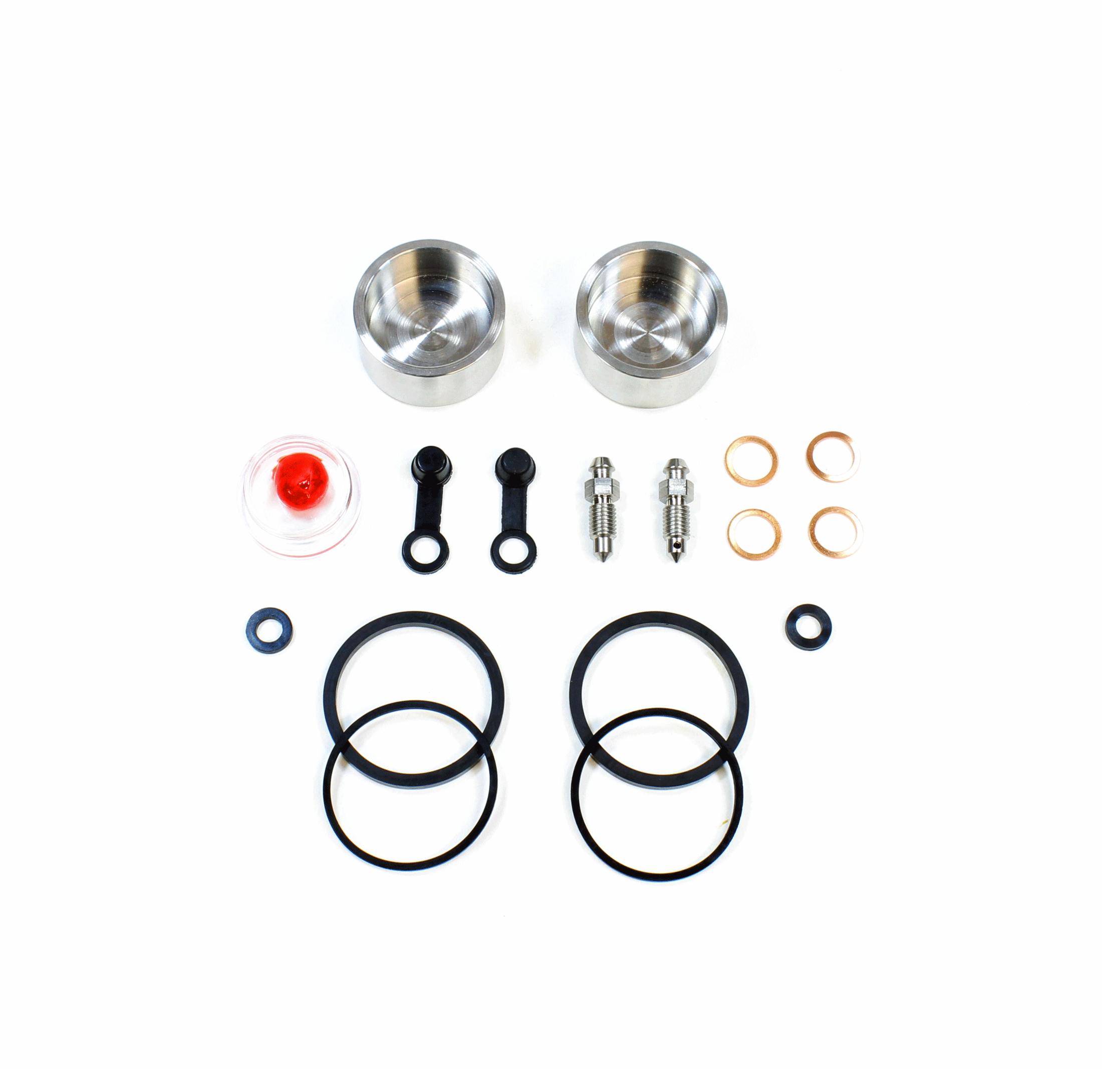 Brake Caliper Seal Kit with Stainless Piston for 1986 Yamaha SRX600-Front - for 1 Caliper