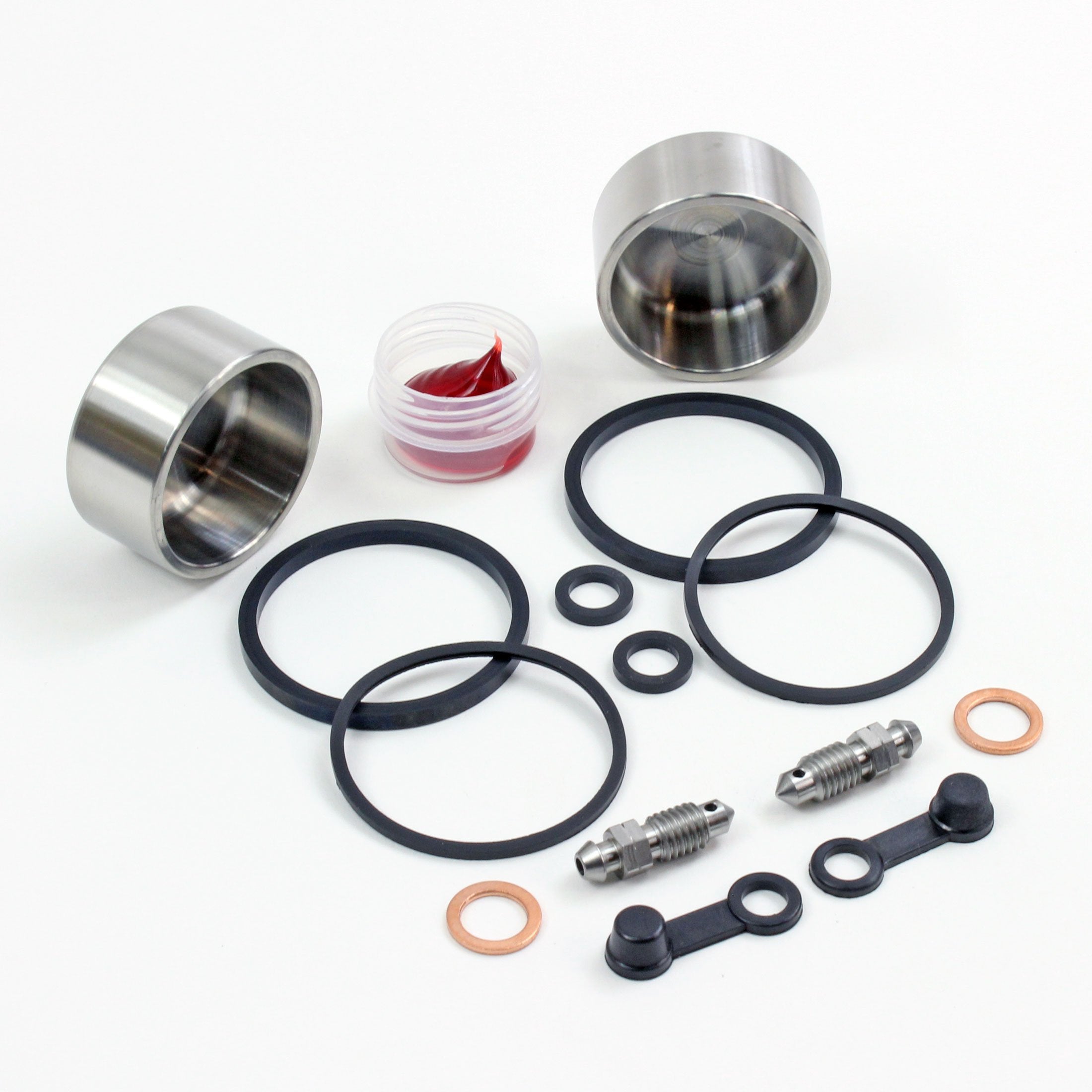 Brake Caliper Seal Kit with Stainless Piston for 1989-1999 Yamaha FZR600R-Rear - for 1 Caliper