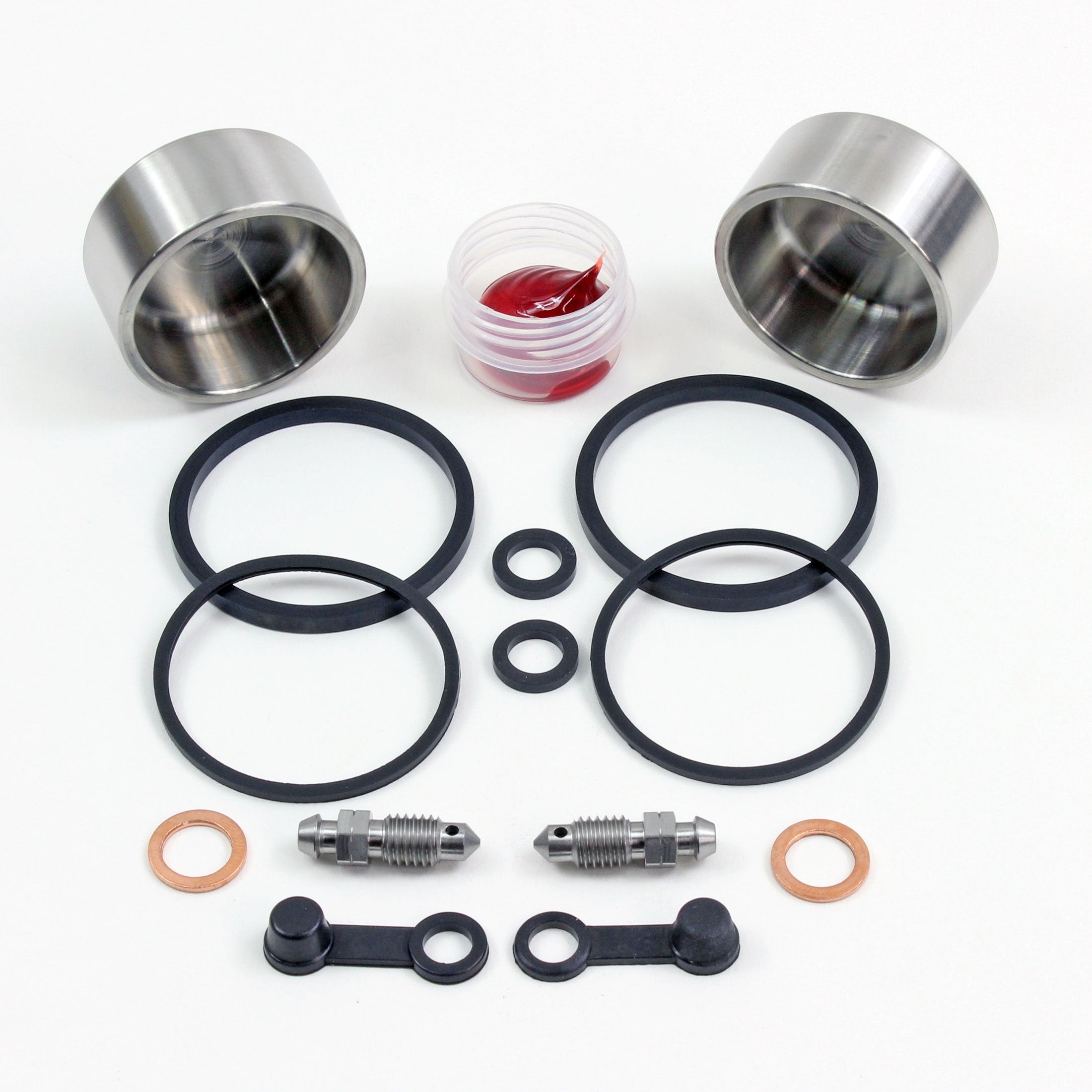 Brake Caliper Seal Kit with Stainless Piston for 1986-1988 Yamaha FZ600-Front - for 1 Caliper