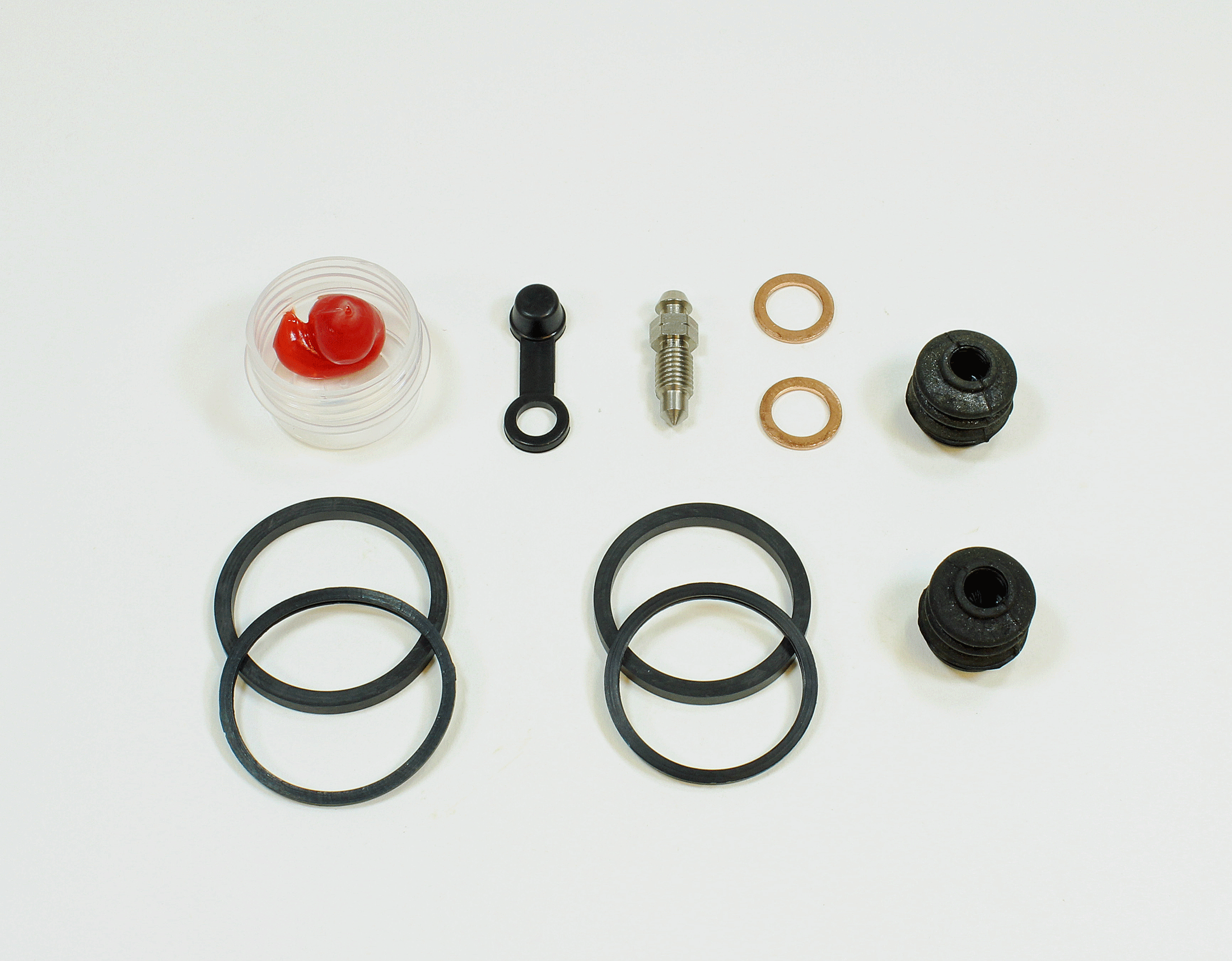 Brake Caliper Seal Kit for 2005-2010 Yamaha V Star 650:XVS650 Midnight Custom-Front - for 1 Caliper