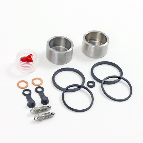 Brake Caliper Seal Kit with Stainless Piston for 2001-2005 Suzuki Bandit 1200:GSF1200Z Limited-Rear - for 1 Caliper