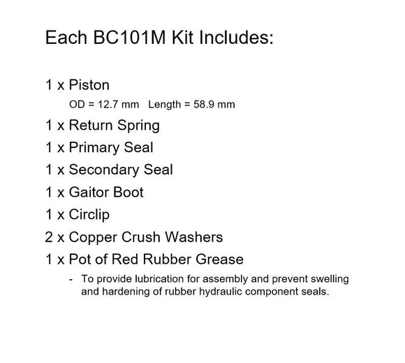 Master Cylinder Repair Kit for 1993-2013 Honda XR650L-Front