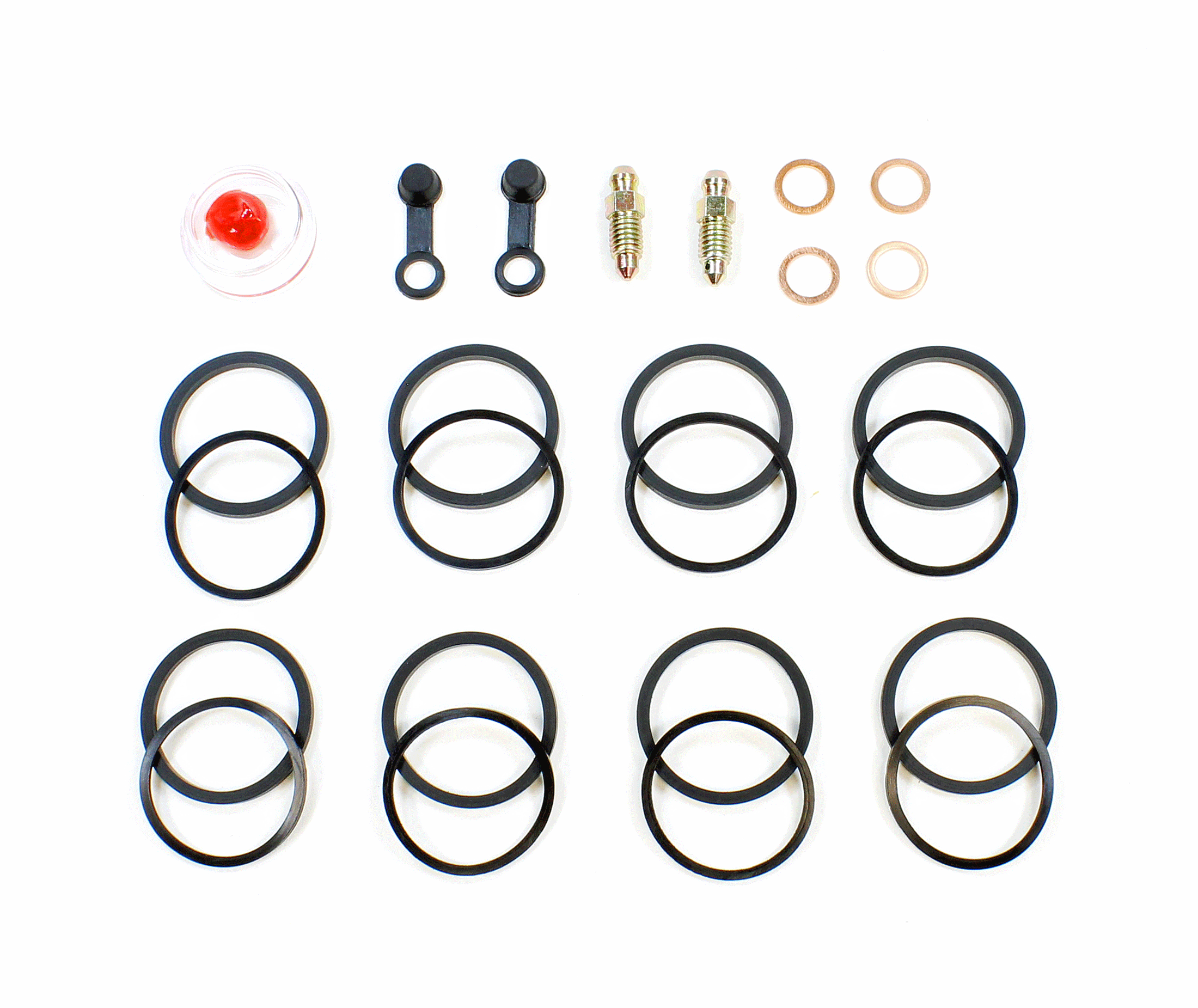 Brake Caliper Seal Kit for 2010 Triumph Daytona 675:SE-Front - for 2 Calipers