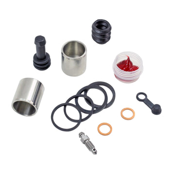 Brake Caliper Seal Kit with Stainless Piston for 1999-2001 Kawasaki Vulcan 1500:VN1500G Nomad-Front - for 1 Caliper