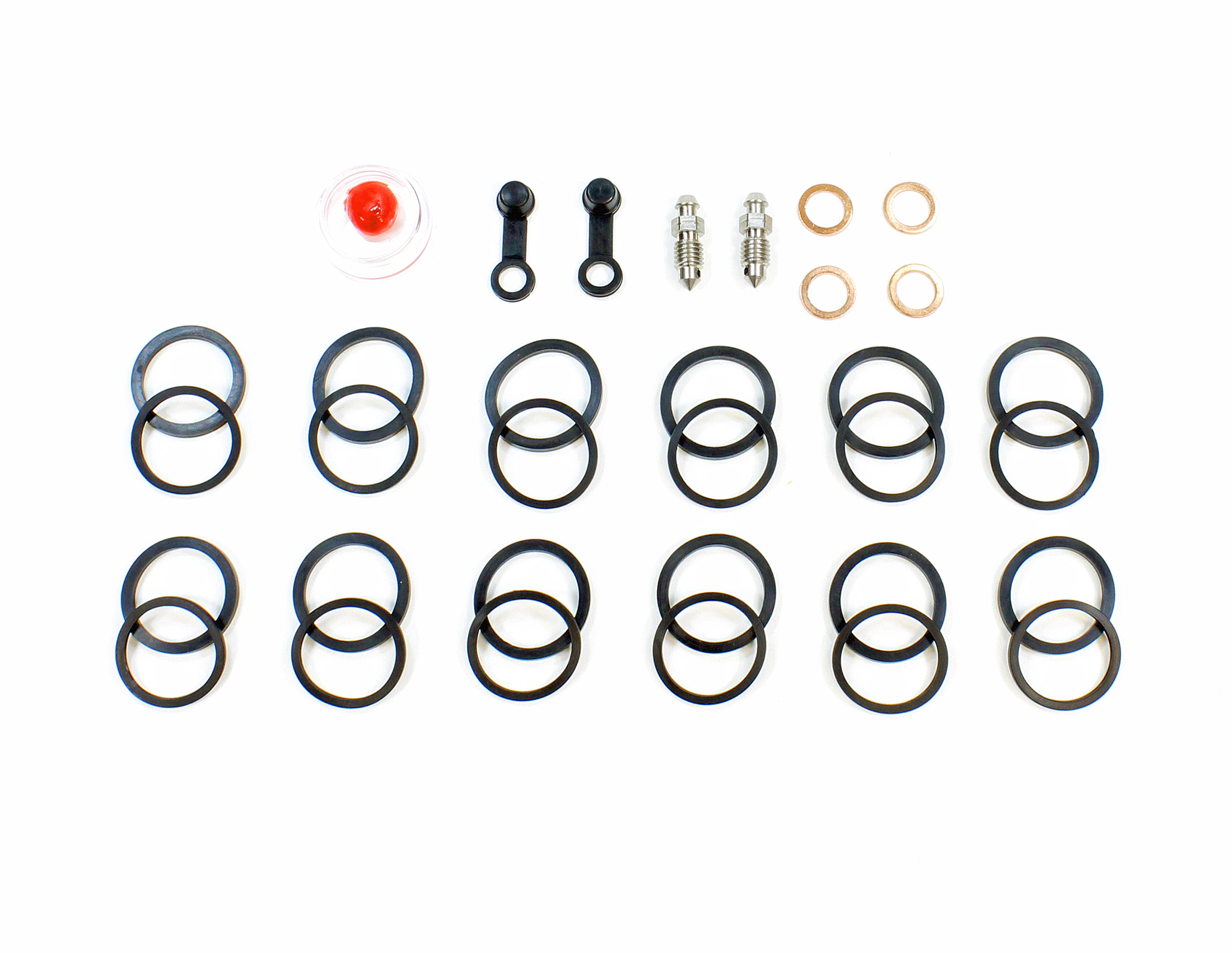 Brake Caliper Seal Kit for 2010 Yamaha YZF R1:Limited Ed-Front - for 2 Calipers